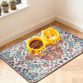 Pet Feeding Mat for Floors Waterproof Dog Mat for Food and Water Absorbent Quick Dry Non Slip mat for Cat Bowls