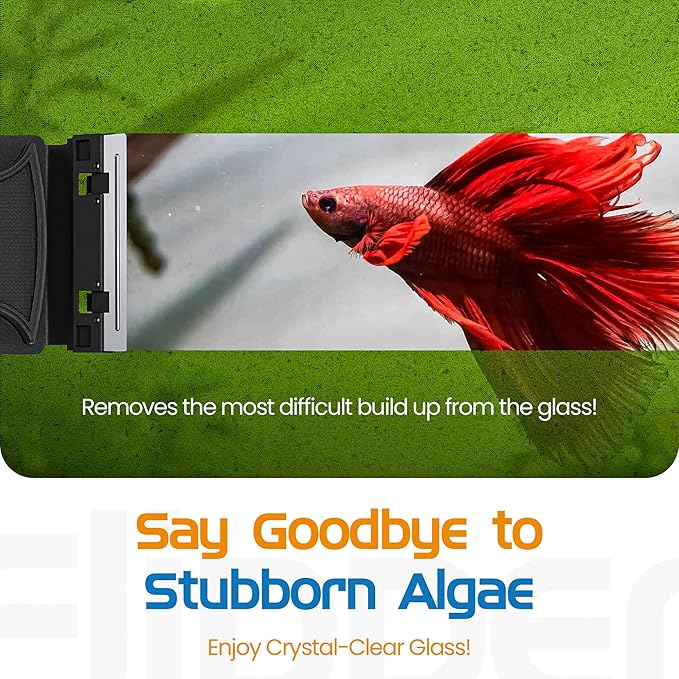 Flipper Max Aquarium Algae Remover for Fish Tank Cleaner Replacement Blades, Pack of 2 - Glass Scraper Blades for Cleaning Kits - Water Cleaning Accessory