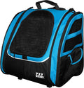Pet Gear I-GO2 Roller Backpack, Travel Carrier, Car Seat for Cats/Dogs, Mesh Ventilation, Included Tether, Telescoping Handle, Storage Pouch