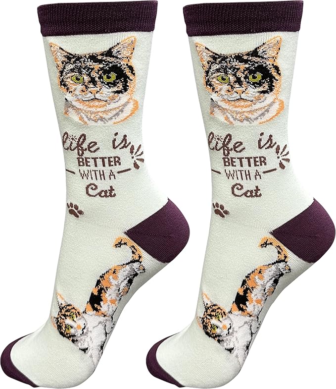 E&S Pets Pet Lover Socks - Dog & Cat Socks - Unisex Novelty Gifts