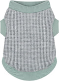 Cozy and Functional Dog Shirts for Small Puppies: Stretchable Green Attire with Easy-On Design, Ideal for Chihuahuas and Yorkies - Enhance Comfort and Playfulness on Chill Days Large