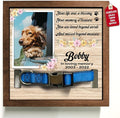 Memorial Gifts Customized Dog Picture Frame Dog Loss Sympathy Gift Personalized Memorial Plaques Personalized for Pet Passed Cat Picture Frame Best Ever Pet Loss