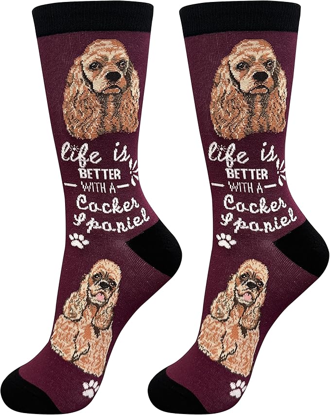 E&S Pets Pet Lover Socks - Dog & Cat Socks - Unisex Novelty Gifts
