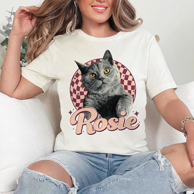 JIX & JOKY Custom Your Own Bootleg Rap Shirts with Dog Faces Custom Pet Shirt for Men Graphic Tshirt Gift Idea for Pet Lovers