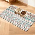 Pet Feeding Mat for Floors Waterproof Dog Mat for Food and Water Absorbent Quick Dry Non Slip mat for Cat Bowls