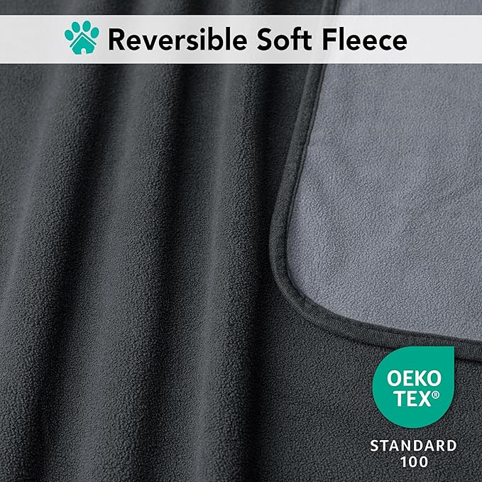 PetAmi Waterproof Pet Blanket Dog Bed Couch Cover for Furniture, Reversible Washable Soft Fleece