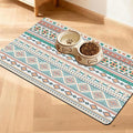 Pet Feeding Mat for Floors Waterproof Dog Mat for Food and Water Absorbent Quick Dry Non Slip mat for Cat Bowls