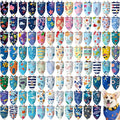 100 Pcs Ocean Dog Bandanas Bulk Pet Bibs Colorful Triangle Pet Ocean Scarf Bandanas for Medium Large Dogs Birthday Summer Beach Holiday Costume Decor