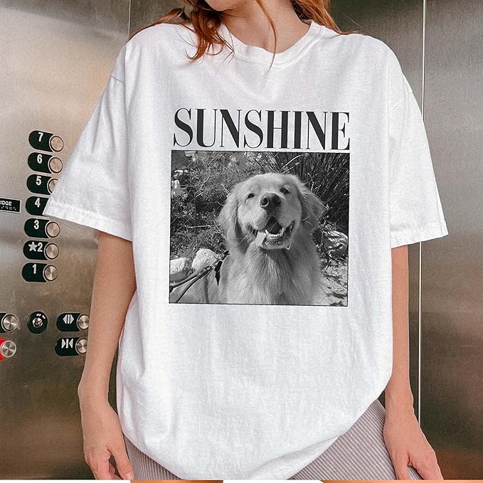 Custom Pet Sweatshirts with Photo and Name, Personalized Dog Sweatshirt, Gifts for Dog Mom, Dad