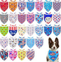 30 Pack Independence Day Dog Bandanas Bulk for Large Dogs Breed 33 Inch 4th of July Extra Large Dog Bandanas XL Patriotic Dogs Bandana Grooming L