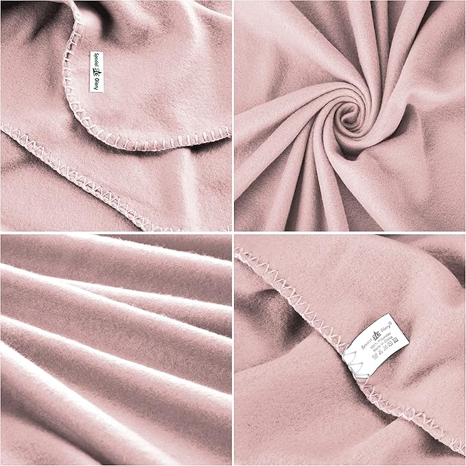 Fleece Throw Blanket Set Bulk for Travel Kids Outdoor Wedding Pet (Assorted #2, Pack of 6 50x60 Inches)