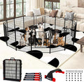 Dog Playpen Outdoor for Medium/Large Dogs 36'' High, Heavy Duty Dog Playpen with Rustproof and Sturdy Stakes, 3ft Dog Fence for RV Camping(12 Panels)