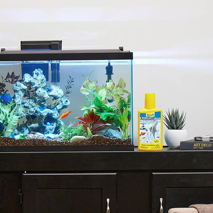 Tetra AquaSafe Plus, 8.45 Ounces, aquarium Water Conditioner And Dechlorinator, Model Number: 46798162681