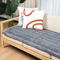 Washable Dog Couch Cover Protector, Non Slip Dog Bed Mat Machine Washable Large Blanket for Dogs, Pet Couches Covers for Sofa (Grey, 24.8 * 53.9 '')
