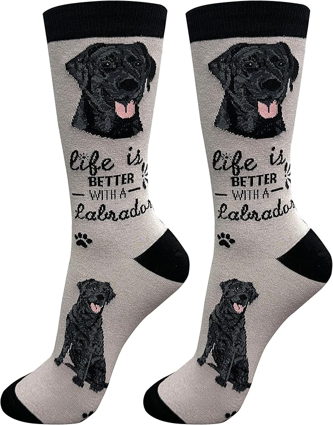 E&S Pets Pet Lover Socks - Dog & Cat Socks - Unisex Novelty Gifts