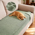 H.VERSAILTEX Non Slip Pet Couch Cover Chenille Dog Bed Protector Thick Soft Sofa Slipcover Pet Friendly Washable Couch Cushion Covers for Pets (30" x 70", Sea Foam)