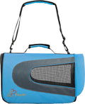 Pawer 18” x 11”x 11” Soft-Sided Foldable Airline Approved Pet Carrier for Cat, Puppy and Small Dog, Washable 600D Oxford Fabric, with Handle and Strap for Carry, Multiple Colors Available