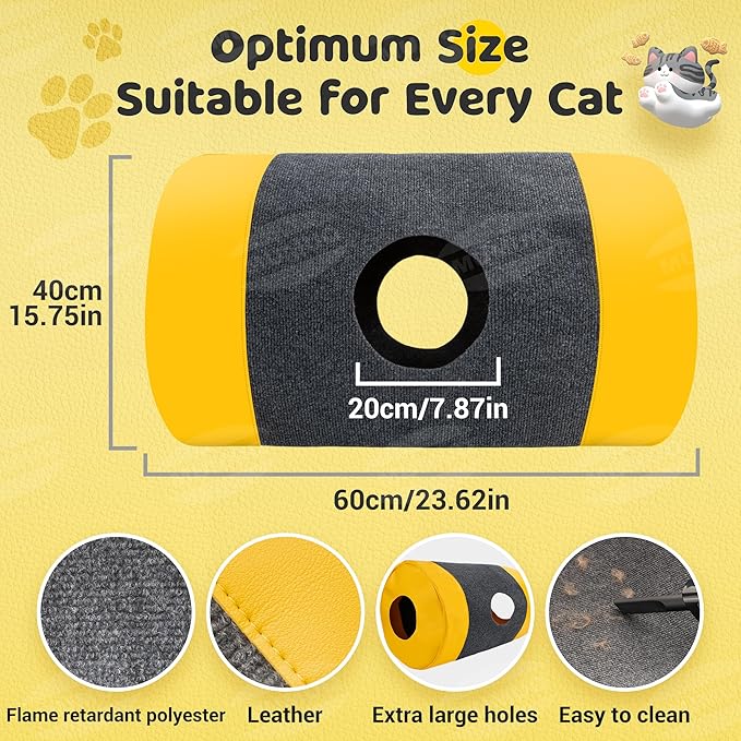 Cat Play Bag Collapsible Cat Tunnel Activity Center Mat Play Rug Cats Activity Adventure Carpet Cats Bags Drill Sleeping Bag Crinkle Bags for Indoor
