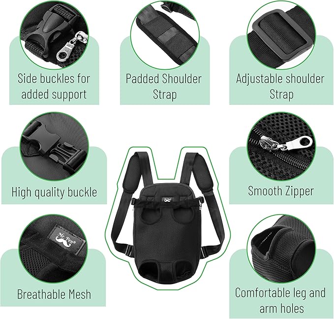 Mr. Pen- Pet Carrier Backpack, Weighing Up to 12 lbs, Adjustable Dog Carrier Backpacks