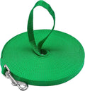 Long Dog Puppy Obedience Recall Training Agility Lead, Leash - GREEN, 15' Foot - by, Downtown Pet Supply