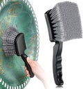 Brush for Bird Baths, Bird Bath Cleaner with Ergonomic Handle and PVC Bristles, Gentle Yet Effective Cleaning for Wigglers, Feeders, Hook Design 1 Pack