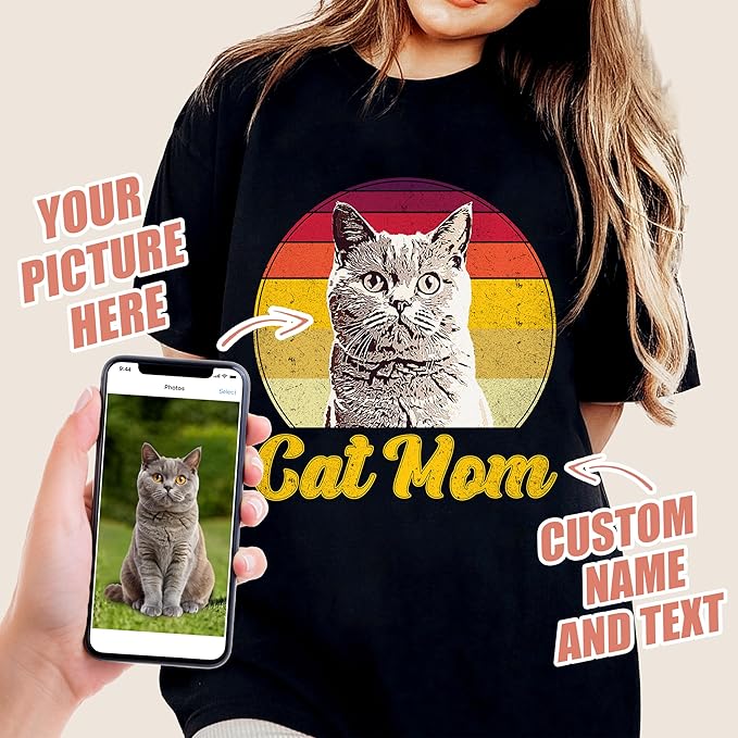 JIX & JOKY Custom Your Own Bootleg Rap Shirts with Dog Faces Custom Pet Shirt for Men Graphic Tshirt Gift Idea for Pet Lovers