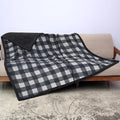 Kritter Planet Waterproof Bed Blanket, Washable Stain Proof Pad Bed Cover, Reversible Leakproof Furniture Protector, Liquid Pee Proof Blanket for Couch Sofa, 80x60 inch, Queen Size