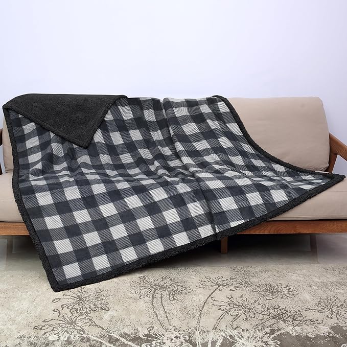 Kritter Planet Waterproof Bed Blanket, Washable Stain Proof Pad Bed Cover, Reversible Leakproof Furniture Protector, Liquid Pee Proof Blanket for Couch Sofa, 80x60 inch, Queen Size