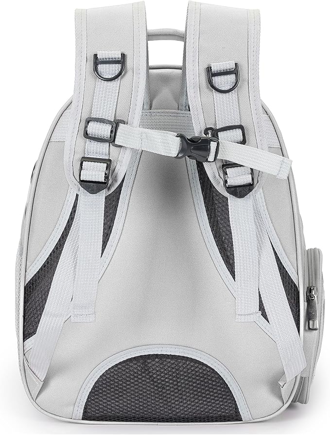 Cat Bubble Backpack Carrier for Small Medium Dogs Cats Carrying Bag, Airline Approved Pet Travel Carrying Bag Dog Hiking Walking Outdoor Backpack (Gray)