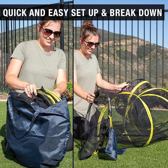Outback Jack Outdoor Cat Enclosures for Indoor Cats (Portable Tent, Outdoor Cat Tent, Tunnel, and Playhouse) Play Tents for Cats & Small Animals