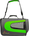 Pawer 18” x 11”x 11” Soft-Sided Foldable Airline Approved Pet Carrier for Cat, Puppy and Small Dog, Washable 600D Oxford Fabric, with Handle and Strap for Carry, Multiple Colors Available