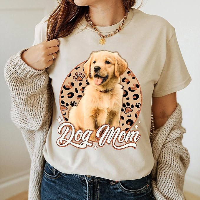 H-DEWALL Custom Shirts Custom Bootleg Rap Shirt for Him Custom Face Shirt with Photo Pet Custom Tees Gift for Dog Cat Lover
