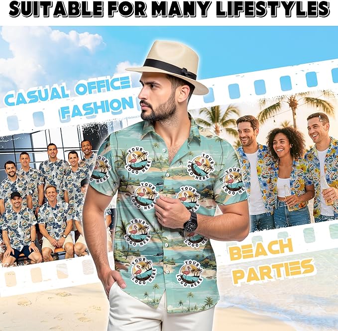 Custom Hawaiian Shirt with Face Photo Picture for Men Women Kids Youth Adult, Tropical Personalized Hawaiian Shirts Gift