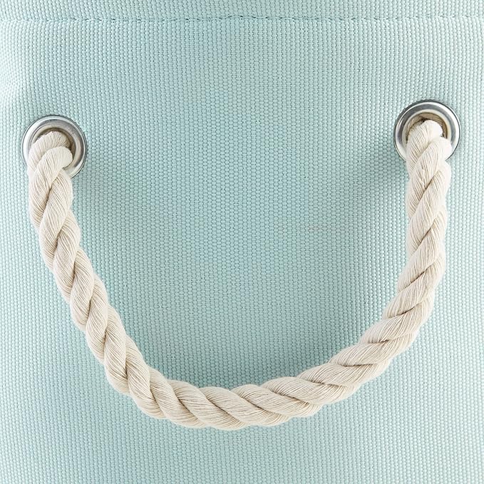Bone Dry Pet Storage Collection Collapsible Bin, Small Rectangle, Aqua