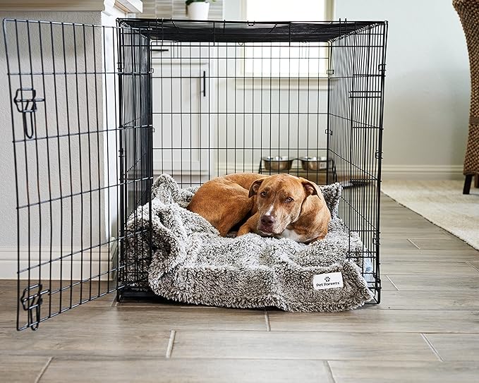 Pet Parents Premium Pet Blanket - Water Resistant, Perfect for Crates, Calming, Large, Medium, Small Dogs & Puppies - Color: Chocolate, Size: 24x32