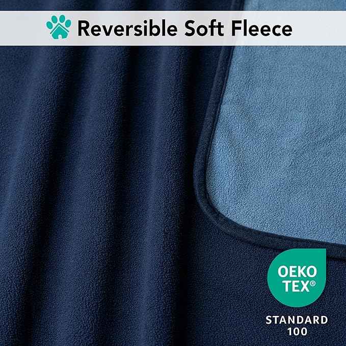 PetAmi Waterproof Pet Blanket Dog Bed Couch Cover for Furniture, Reversible Washable Soft Fleece