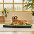 Bedsure XL Dog Beds Large Sized Dog -Comfy Flat Extra Large Pet Beds with Removable Washable Cover, Orthopedic Egg Crate Foam Mat, Suitable for Pet Up to 100 lbs