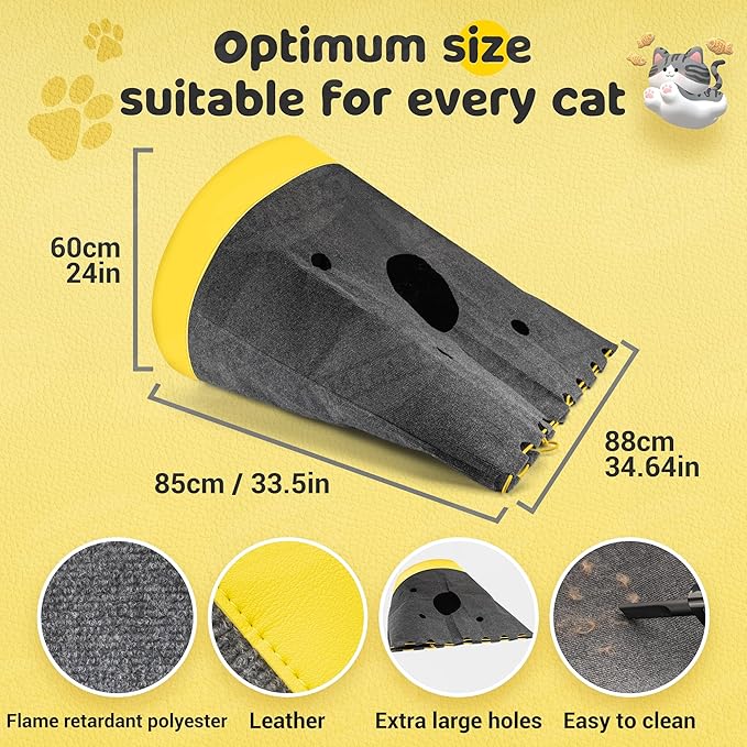 Cat Play Bag Collapsible Cat Activity Center Mat Play Rug Cats Activity Adventure Carpet Cats Tunnel Bags Drill Sleeping Bag Crinkle Bags for Indoor