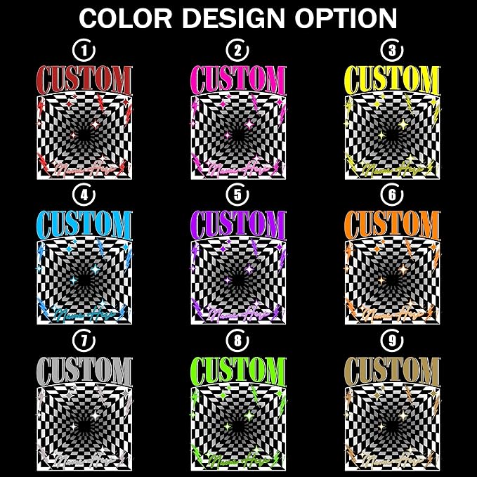 H-DEWALL Custom T Shirts Mineral Wash Tshirt Bootleg Rap Tee Customized Gifts for Boyfriend Birthday Shirts Tops for Women