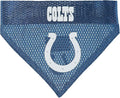 Pets First NFL DOG BANDANA - INDIANAPOLIS COLTS REVERSIBLE PET BANDANA. 2 Sided Sports Bandana with a PREMIUM Embroidery TEAM LOGO, Large/X-Large. - 2 Sizes & 32 NFL Teams available