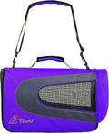 Pawer 18” x 11”x 11” Soft-Sided Foldable Airline Approved Pet Carrier for Cat, Puppy and Small Dog, Washable 600D Oxford Fabric, with Handle and Strap for Carry, Multiple Colors Available