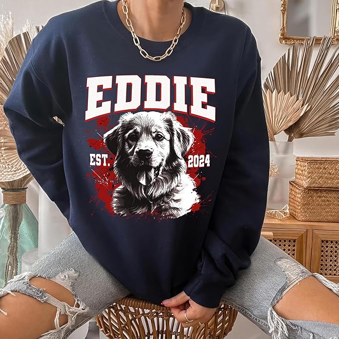 Mit & Mia Custom Your Own Bootleg Rap Shirts for Boyfriend Girlfriend Face Shirt with Photo Gift for Him Her Pet Lovers