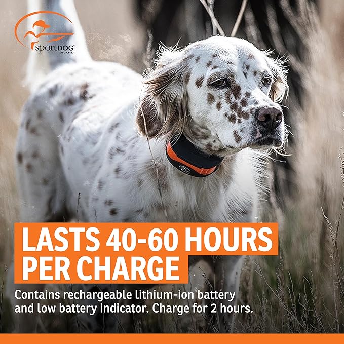 SportDOG FieldTrainer 425X & SportHunter 825X Add-a-Dog Collar - Double Pairing Compatible - Safe Shock E-Collar for Multi-Dog Households - Durable & Waterproof Obedience Training Accessory - Orange
