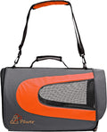 Pawer 18” x 11”x 11” Soft-Sided Foldable Airline Approved Pet Carrier for Cat, Puppy and Small Dog, Washable 600D Oxford Fabric, with Handle and Strap for Carry, Multiple Colors Available