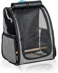 Trademark Innovations Bird Backpack, Bird Carrier Travel Cage, Portable Bird Cage, Bird Backpack Carrier