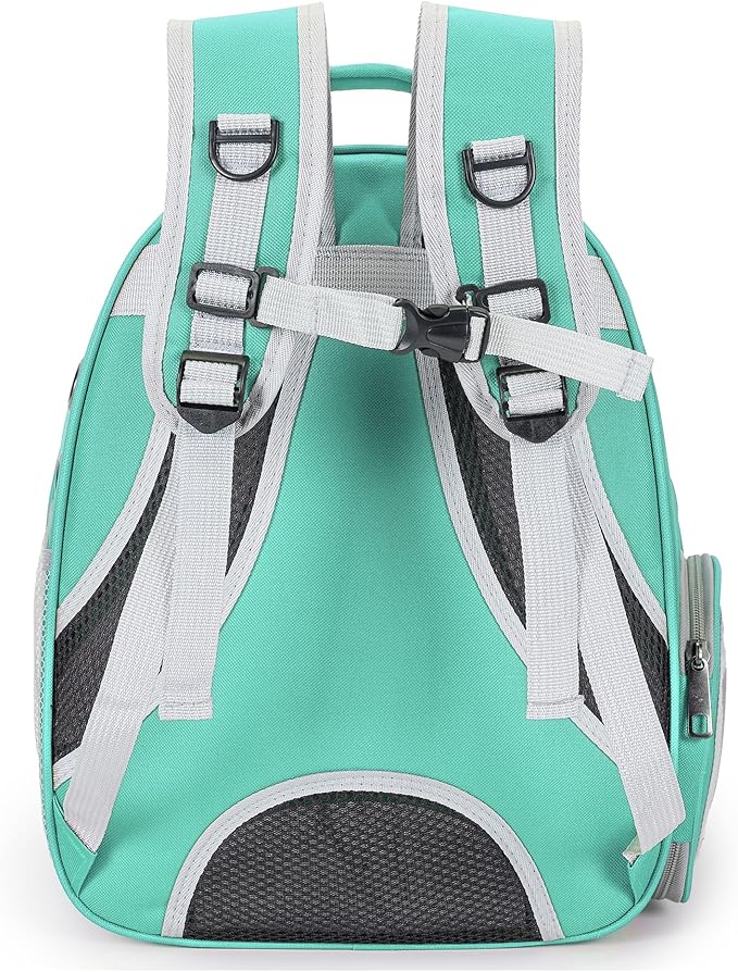 Cat Bubble Backpack Carrier for Small Medium Dogs Cats Carrying Bag, Airline Approved Pet Travel Carrying Bag Dog Hiking Walking Outdoor Backpack (Green)