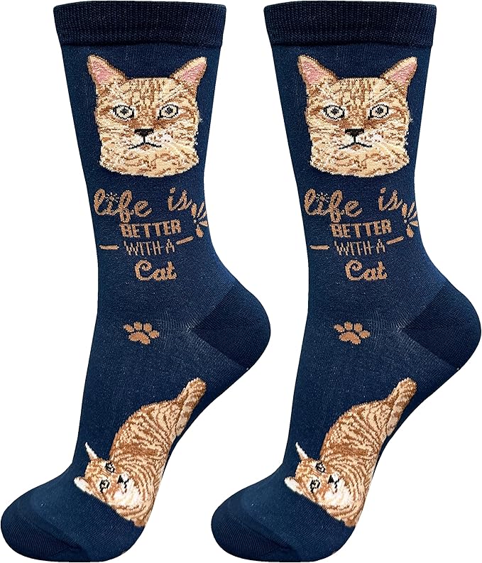 E&S Pets Pet Lover Socks - Dog & Cat Socks - Unisex Novelty Gifts