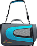 Pawer 18” x 11”x 11” Soft-Sided Foldable Airline Approved Pet Carrier for Cat, Puppy and Small Dog, Washable 600D Oxford Fabric, with Handle and Strap for Carry, Multiple Colors Available