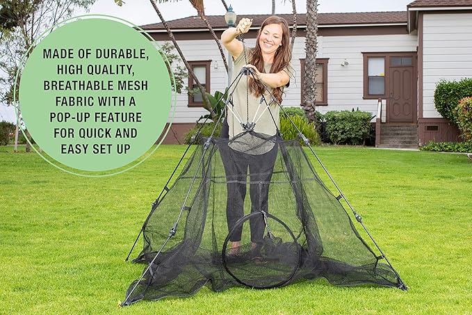 Outback Jack Cat Tent Large for Outdoor or Indoor Enclosures - Portable Playhouse Play Tents for Outside or Inside Cats & Small Animals, Kitten House Happy Habitat