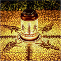 Bigfoot Solar Lanterns Outdoor Hanging Waterproof Solar Lights Big Foot Sasquatch Gifts for Men Women Metal Decorative LED Lanterns for Outside, Patio, Landscape, Yard Decor, Garden Decorations